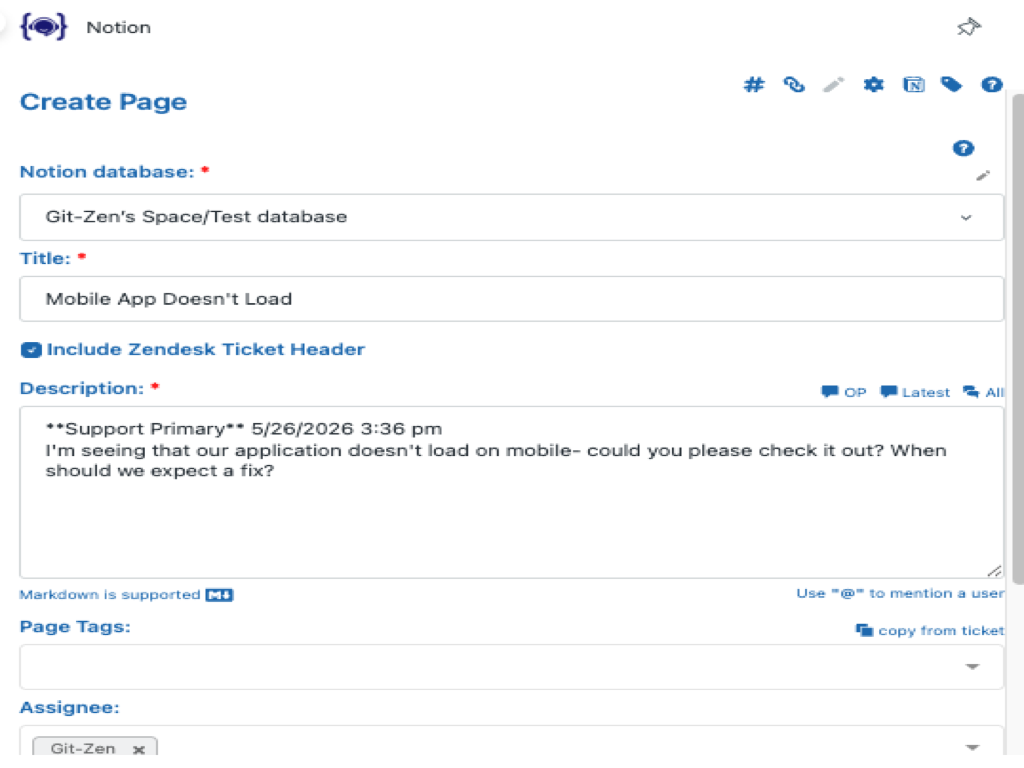 Notion by Git-Zen primary marketing image — IT and HR app on the Zendesk Marketplace